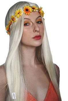 PRICES MAY VARY. CALIFORNIA DREAMIN’ All you need is peace, love and a platinum blonde wig with BONUS sunflower headband to top off your hippie costume. These long wigs are also the crowning glory to Princess, Gwyneth or Paris Hilton costumes. This is a 100% Heat Resistant Wig so you can style it smooth. A TRUE REALISTIC WIG: We manufacture all ALLAURA Wigs using MatteSilk Fiber so your synthetic wig is naturally softer, with better hair coverage and more realistic than other costume wigs you’ve Hippie Costume Diy, Women 70s, Blonde Halloween Costumes, Headband Costume, Long Blonde Wig, Twin Halloween Costumes, 70s Costume, Hippie Maxi Dress, Flower Costume