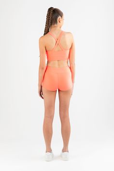 Today. Tomorrow. All day. Everyday. Introducing the Everyday Lo Shorty Short in Shebert Orange. This is the essential shorty short designed to boost you up when you need it most. With the classic double layer waistband in a low rise and a shorty short length. It’s the perfect partner for dancing the day away. Summer Activewear With Built-in Bra In Short Length, Summer Activewear With Built-in Bra And Short Length, Compressive Athletic Shorts With Contoured Waistband For Summer, Basic Short Activewear For Workout, Athleisure Stretch Shorts With Crossover Waistband, Basic Short-length Activewear For Workout, Sporty Stretch Shorts With Crossover Waistband, Seamless Summer Shorts For Training, Sports Bra With Built-in Shorts For Summer Yoga