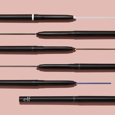 No Budge Retractable Eyeliner, Coffee Waterline Eyeliner, Intense Eyes, Retractable Eyeliner, Smudge Proof Eyeliner, Wing It, Elf Cosmetics, Cruelty Free Cosmetics, Black Eyeliner, Cruelty Free Beauty