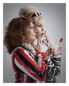 Role models. #absolutelyfabulous #abfab #zappos Patsy And Eddie, Celebrity Photographers, Absolutely Fabulous