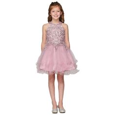 Cinderella Couture Rhinestone Party Tulle Dress Multi Sizes Mauve 5100x Color Mauve Cinderella Couture This Is A Dazzling Halter Neck Rhinestone Party Tulle Dress. Professionally Crafted With All Hand Made Beads And Sequin Design. Three Different Layers Of Soft Tulle Skirts With Wire Netting On The Bottom. This Is Perfect For All Occas Category: Tween Fabric: Satin, Tulle, Lace Content: 100% Polyester Tags: Kids Dresses , Flower Girl , Wedding Guest Dress, Fomal Wear Girls , Party Dress, Evening Rhinestone Party, Wire Netting, Tulle Skirts, Tulle Flower Girl, Satin Tulle, Tulle Flowers, Sequin Design, Soft Tulle, Junior Bridesmaid Dresses