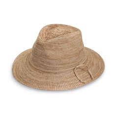 Stylish Poly-Straw Fedora - Women's - Blocks 97.5% of UV Rays – Wallaroo Hat Company Bohemian Fedora Panama Hat For Warm Weather, Beige Fedora With Flat Brim And Upf 50+, Casual Panama Hat With Short Brim For Warm Weather, Beige Fedora With Upf 50+ And Flat Brim, Summer Fedora Hat For Warm Weather, Casual Fedora Panama Hat For Warm Weather, Natural Woven Fedora, Beige Wide Brim Woven Fedora, Beige Woven Wide Brim Fedora