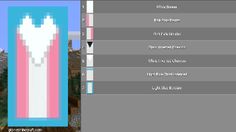 an image of a pink and white object in minecraft