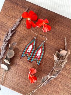 These native beaded earrings are made from selected Czech beads. Arrow seed bead earrings can be an excellent personalized gift for bridesmaids, Mothers Day, birthdays, Valentine's Day, Wedding day, Christmas, New Year, and for your loved ones. ♡ Length - 3'' (7.5 Centimeters) ♡ Width - 1'' (2.5 Centimeters) ♡ Quality Czech beads ♡ Stainless steel hooks/Silver 925 hooks If you like these fringe beaded earrings but would like them in a different color please email me and I do special orders. I ac Artisan Beaded Tassel Earrings As Gift, Artisan Beaded Tassel Earrings For Gift, Beaded Fringe Teardrop Earrings As Gift, Artisan Beaded Fringe Earrings As Gift, Artisan Beaded Fringe Earrings For Gifts, Traditional Beaded Tassel Earrings As Gift, Traditional Beaded Tassel Earrings For Gift, Earrings Boho Chic, Earrings Native American