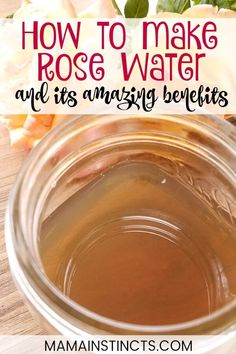 Why You Should Be Putting Rose Water on Your Face (and How to Make it) Homemade Rose Water, Natural Body Products, Homemade Lotions, Diy Moisturizer, Homemade Moisturizer