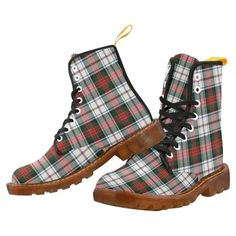 MacDuff Dress Modern Tartan Plaid Martin Boot Floral Combat Boots, Dr. Martens Boots, Combat Boot, New Bag, Martin Boots, Plaid Fashion, Modern Dress, Danner Mountain Light Boot, Tartan Plaid