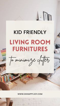 a living room filled with furniture next to a white book shelf and bookshelf