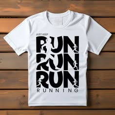 Running Support Shirts, T Shirt Running Design, 5k Tshirt Ideas Design, Sports White Shirt With Text Print, White Sports Shirt With Text Print, White Sports Shirt With Screen Print, White Sublimation Graphic Tee With Text Print, White Graphic Tee With Text Print Sublimation, Running Shirts Design