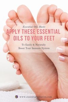 Rub these essential oils into your feet daily for a boost in your immune system! #essentialoilhaven #essentialoils #aromatherapy #immunesystem Oil For Cough, Oils For Colds, Essential Oils For Beginners, Essential Oils For Colds, Oils For Health, Essential Oils For Pain