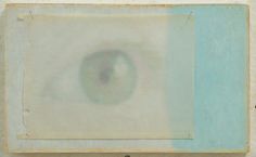 an eyeball is shown in the middle of a painting