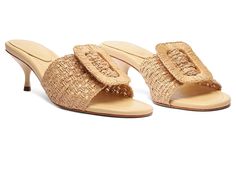 Schutz Cinna - Women's Sandals : Natural : Take a walk into luxury and embrace timeless chic donning Schutz Cinna. Crafted with synthetic raffia upper, these mid-stiletto sandals boast a square-shaped design, elevating your style effortlessly. The leather lining and outsole ensure durability and luxury. Featuring a foam insole and slip-on style with an open toe, they offer both elegance and ease for every occasion. Made in Brazil. Measurements: Heel Height: 2 1 5 in Weight: 0.0176 oz Product measurements were taken using size 6, width M. Please note that measurements may vary by size. Summer Woven Leather Heels, Synthetic Material, Luxury Beige Sandals With 4-inch Heel, Natural Women, Stiletto Sandals, Open Toe, Womens Sandals, Heel Height, Shoes Heels, Slip On