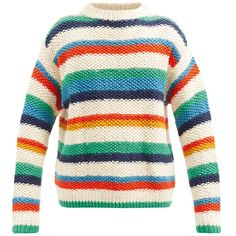 Brand New And Never Worn With Tags Still Attached. Retail Was $800. Labeled Size “Xs/S” - Measurements In The Last Five Pics (Hard To Find This Size. Sold Out Everywhere). Provided Additional Pics Of Models/Individuals Styling It. Closet Sale - Need Gone Fast Since I Need The Cash For Tuition. The Multicoloured Stripes Of This Chunky Sweater Highlight The Elder Statesman's Love Of Pattern And Print. It's Hand-Knitted From Organic Cotton In Peru By Skilled Artisans To A Textured Seed Stitch, Whic Diy Knitting Needles, Hope Macaulay, Irish Fashion, Local Yarn Shop, Brooklyn Tweed, Mother Daughter Outfits, Elder Statesman, Closet Sale, Seed Stitch