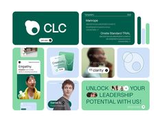 the website for clc is designed to look like it's being used by many people