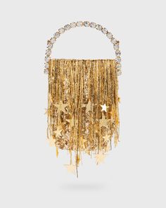 Disco meets micro. Hand beaded fringes for a fun night out, this bag is quite a versatile piece. The removable chain allows it to be worn as crossbody or as a clutch. The ideal piece to make you stand out. Please note, this bag may fit some standard phone sizes. MATERIAL Exterior:Sequins covered satin Beaded fringesFirst grade crystal stonesBrass and silver plating Interior:Fabric lining DETAILS Includes chainZip closure SIZE Micro Fringe, Woven Clutch, Natural Essence, Beaded Embellishments, Beaded Clutch Bag, Sequin Embellishment, Sequin Bag, Beaded Clutch, Half Circle