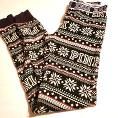 Pink Victoria's Secret Thermal Winter, Holiday, Christmas Pajama Pants With Snowflakes And Holiday Designs. Please Ask Any Questions Prior To Purchase. Thank You. Cozy Christmas Pajama Party Bottoms, Cozy Christmas Bottoms For Pajama Party, Cozy Bottoms For Christmas Pajama Party, Winter Stretch Sleepwear For Pajama Party, Cozy Bottoms For Winter Sleepover, Cozy Bottoms For Sleepover In Winter, Stretch Sleepwear For Pajama Party In Winter, Cozy Winter Pajama Party Pants, Cozy Christmas Loungewear Bottoms