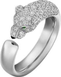 Cartier Panthere, Ring White Gold, Cartier Ring, Brilliant Cut Diamond, Cartier, Or Rose, Onyx, Diamond Cuts, Emerald