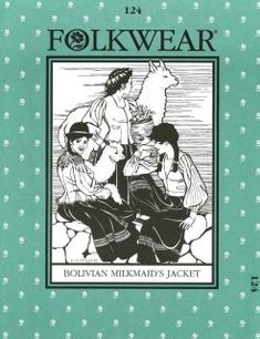 the folkwear book cover with an image of two women and a dog on it