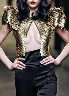 Alexandre Vauthier Spring 2011 Mode Editorials, Gold Jacket, Alexandre Vauthier, Steam Punk, Fashion Details, Look Fashion