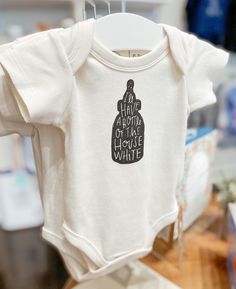 Because it’s 5 o’clock somewhere 🍷 Shop our fun baby graphics. 100% organic baby clothes Cream Cotton Onesie For Playtime, Cream Cotton Playtime Onesie, Fitted Organic Cotton Bodysuit For Playtime, White Cotton Short Sleeve Bodysuit For Playtime, Fitted White Organic Cotton Bodysuit, Casual White Organic Cotton Short Sleeve Bodysuit, Casual White Organic Cotton Onesie, White Organic Cotton Casual Bodysuit, Cute Cream Cotton Bodysuit