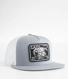 Lazy J Ranch Wear Elevation Trucker Hat - White/Grey , Men's Heathergrey Embroidered patch snapback hat One size fits most. Apparel & Accessories > Clothing Accessories > Hats Gray Hat With Logo Patch And Curved Brim, Gray Trucker Hat With Logo Patch And Curved Bill, Gray Snapback Hat With Logo Patch And Curved Brim, Gray Trucker Baseball Cap With Flat Bill, Gray Trucker Hat With Logo Patch, Gray Casual Trucker Hat With Logo Patch, Lazy J Hats, Gray Baseball Cap With Logo Patch, Gray 5-panel Hat, One Size Fits Most