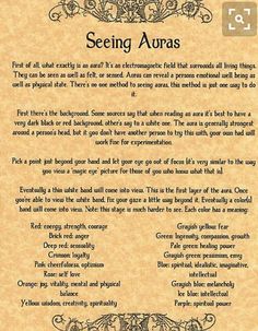 Aura Reading Practice, Reading Aura, How To Read Auras, How To See Aura, Under Your Spell, Magick Spells, Wiccan Spell Book, Psychic Powers