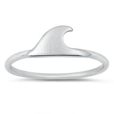 High Polish Wave Ocean Shark Ring .925 Sterling Silver Band Jewelry Female Male Unisex Size 8 All our silver jewelry is crafted from .925 silver also commonly referred to as sterling silver. Sterling silver is the standard for beautiful high-quality silver jewelry and can not be replicated by lower priced silver plated jewelry. It is 92.5% pure silver, mixed with alloys to add strength and durability to stand the test of time. We promise superior service which includes fast shipping, great communication, and Walmart's refund policy. Keep your fine jewelry shiny and elegant by storing it properly. Jewelry needs to be stored in a dry area, preferably away from air in a jewelry box or plastic bag. Avoid exposure to harsh chemicals. Use a polishing cloth to remove tarnish build-up over time. A Shark Ring, Ocean Shark, Wave Ring, Female Male, Band Jewelry, Rings For Girls, Silver Plated Jewelry, Sterling Silver Bands, Pure Silver