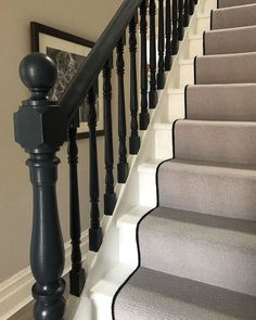 the stairs in this house have been cleaned