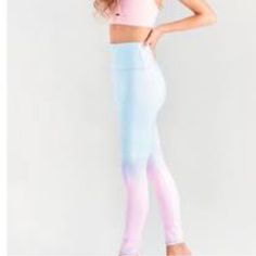 Jala Rainbow Cotton Candy Colored Yoga Leggings *Nwt* Size - Medium Approximate Measurements: Waist 14” But Stretchy Inseam 25” Rainbow Cotton Candy, Patent Leather Leggings, Hue Leggings, Criss Cross Leggings, Corduroy Leggings, Cotton Candy Colors, Yoga Tights, Ombre Leggings, Orange Leggings