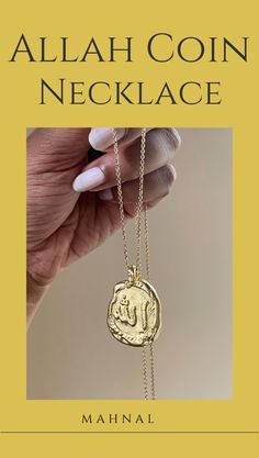 An Allah coin pendant sits as the centerpiece of this elegant necklace. Designed to look like an ancient treasure unearthed and found again.This elegent necklace can be 16", 22", or 35" lengthy and totally handcrafted piece.This piece is designed to look like an ancient treasure unearthed and found again. Ancient Treasure, Contemporary Necklace, Elegant Necklace, Brass Necklace, Elegant Necklaces, Coin Necklace, Coin Pendant, To Look, Coin