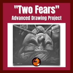 two bears'advanced drawing project book with an image of a bear in the background