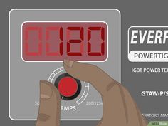 a digital clock with the time displayed on it's display panel and instructions to use it