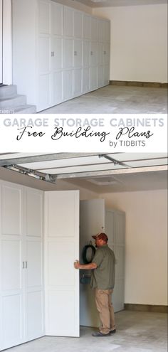 garage storage cabinets and free building options