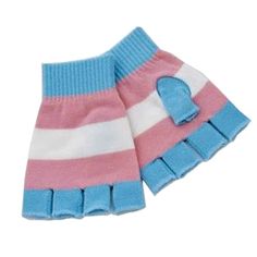 PRICES MAY VARY. (1) One pair of Transgender Pride Flag Fingerless gloves with Trans Pride Flag colors: Pink, White & Blue. One size fits most Adults. LGBTQ Winter Clothing & Apparel by - Pride Shack (1) One pair of Transgender Pride Flag Fingerless gloves with Trans Pride Flag colors: Pink, White & Blue. One size fits most Adults. LGBTQ Winter Clothing & Apparel by - Pride Shack Gifts For Lgbtq Teens, Art Gender Flag, Ftm Outfits, Pride Clothing, Trans Pride Flag, Lg Tv, Pride Flag Colors, Lgbtq Funny, Gay Outfit