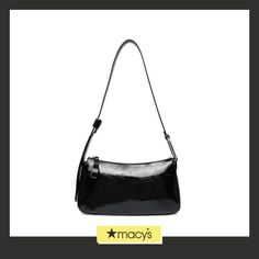 in stock Luxury Black Baguette Bag With Large Capacity, Black Large Capacity Baguette Bag For Evening, Black Baguette Bag With Large Capacity For Evening, Black Baguette Crossbody Bag, Classic Black Satchel Baguette Bag, Classic Black Baguette Satchel Bag, Classic Black Shoulder Bag With Zipper, Classic Black Shoulder Bag With Zipper Closure, Classic Black Crossbody Baguette Bag