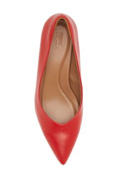 A pointed toe and a kitten heel make this pump a perfectly poised option for any occasion.  Synthetic upper and lining/rubber sole Imported Kitten Heel Pumps, Kitten Heel, Women's Pumps, Nordstrom Rack, Rubber Sole, Kitten Heels, Nordstrom, Pumps, Heels