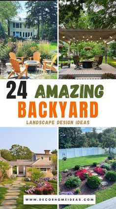 backyard landscaping design ideas that are easy to do in the back yard or front yard