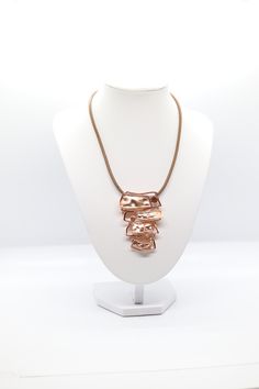 This Rose Gold Necklace is a beautiful piece of jewelry that is sure to please anyone who receives it. The necklace has a rope chain, which gives it a unique look. The rope chain is adjustable, so you can customize the length to suit your personal style. The rope chain also has a spring clasp, which makes it easy to put on and take off. Rose Gold Pendant Chain Necklace With Adjustable Chain, Rose Gold Adjustable Chain Pendant Necklace, Rose Gold Adjustable Pendant Chain Necklace, Rose Gold Metal Snake Chain Necklace, Gold Chain Necklace In Copper, Rose Gold Long Clavicle Chain Necklace, Rose Gold Long Necklace With Clavicle Chain, Rose Gold Metal Clavicle Chain Necklace, Rose Gold Metal Chain Necklace With Lobster Clasp