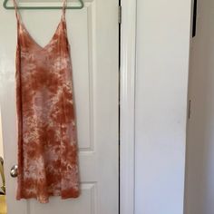 Never Been Worn With Rage. Perfect For Summer. Can Be Dressed Up Or Down Casual Pink Slip Dress For Day Out, Zara Casual Sleeveless Slip Dress, Casual Flowy Slip Dress For Brunch, Flowy Casual Slip Dress For Brunch, Casual Zara Slip Dress For Vacation, Casual Spring Slip Dress For Loungewear, Casual Flowy Slip Dress For Day Out, Casual Flowy Midi Slip Dress, Zara Casual Sundress For Daywear