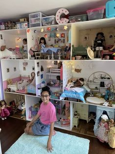 American Girl House, Doll Rooms, American Girl Doll Room, American Girl Doll Sets, American Girl Dollhouse, Barbie Bedroom