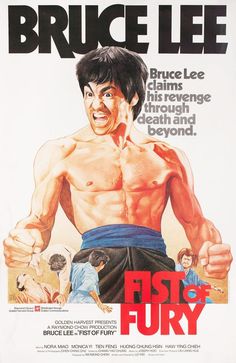 the poster for bruce lee's fist fury