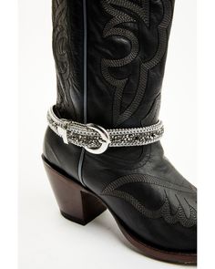 Boot Barn, Boot Accessories, Rhinestone Studs, Black Rhinestone, Fashion Inspo, Buckle, Boots