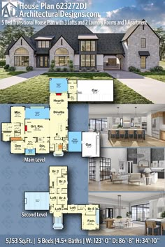 the floor plan for this house is very large and has lots of room to put in it