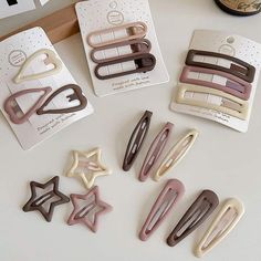 New Girl Style, Geometric Star, Cute Stars, Elastic Hair Bands, Star Ornament, Coffee Colour, Hair Claws & Clips