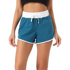 Elevate your comfort with the Cheibear Women's Sweat Shorts, perfect for those leisurely days and nights. Crafted from a soft blend of 70% Cotton and 30% Polyester, these shorts ensure breathability and skin-friendly comfort. 

- Material: 70% Cotton, 30% Polyester
- Color: Blue
- Size: Medium
- Gender: Female
- Features: High waist, adjustable drawstring, moisture-wicking

Ideal for a range of activities from lounging at home to light workouts, these versatile shorts blend functionality with st Womens Sweat Shorts, Light Workouts, Light Workout, Female Features, Cotton Pajama Shorts, Summer Lounge, Casual Home, Athletic Running, Shorts Casual