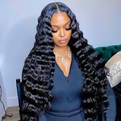 Megalook 13x6 Lace Frontal Wig, Hd transparent lace loose deep wave wig,Cheap Lace Front Human Hair Wig, 13x6 lace Front Human Hair Wig Deep Wave Human Hair, Loose Deep Wave, Long Human Hair Wigs, Crimped Hair, Hair Laid, Middle Part, Human Hair Lace Wigs, Lace Closure Wig, Baddie Hairstyles