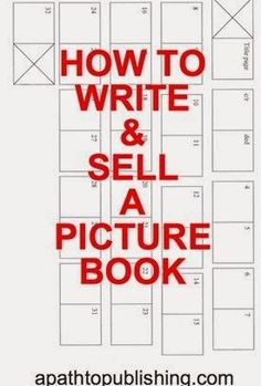 how to write and sell a picture book with the title in red on top of it