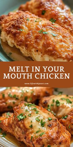 Melt in Your Mouth Chicken Melt In Your Mouth Chicken, Dinner Rotation, Chicken Breast Recipes Baked, Easy Chicken Breast, Easy Chicken Dinner Recipes, Chicken Tender Recipes, Chicken Main Dishes, Baked Chicken Breast, Best Chicken Recipes