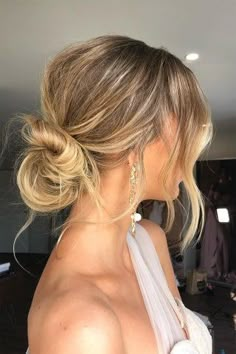 Low Bun Wedding Hair, Classic Wedding Hair, Chignon Hair, Wedding Guest Hairstyles