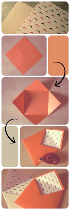 instructions to make an origami box