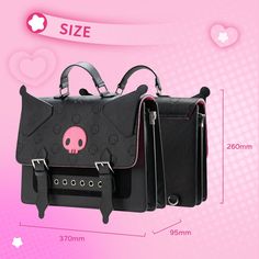 GeekShare x Sanrio Kuromi Backpack Black Kawaii, Cute Cartoon Anime, Anime Bag, Sweet Bags, Anime Lover, Anime Design, Estilo Preppy, Designer Totes, Style Japonais